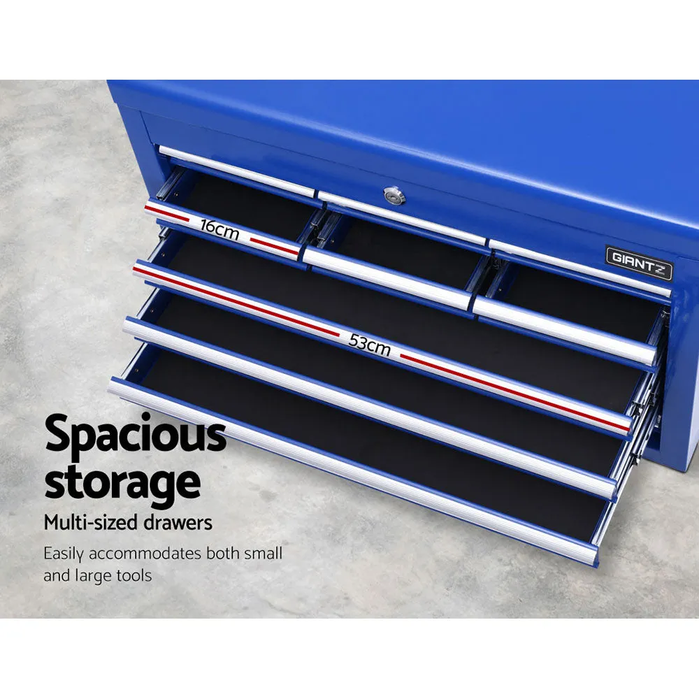 10-Drawer Lockable Tool Box Cabinet with Ball-Bearing Slides Giantz