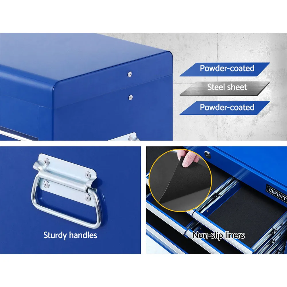 10-Drawer Lockable Tool Box Cabinet with Ball-Bearing Slides Giantz