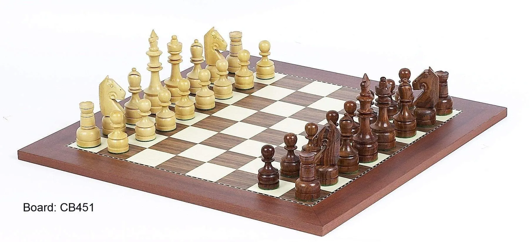 4 1/2" Staunton Champ Chess Pieces