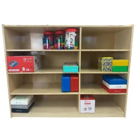 4 Shelf/ 4 Cubby Storage Unit