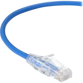 5Ft Blue Cat6 Slim 28Awg Patch,Cable 250Mhz Utp Cm Snagless