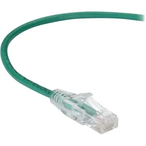 5Ft Green Cat6A Slim 28Awg Patc,H Cable 500Mhz Utp Cm Snagless