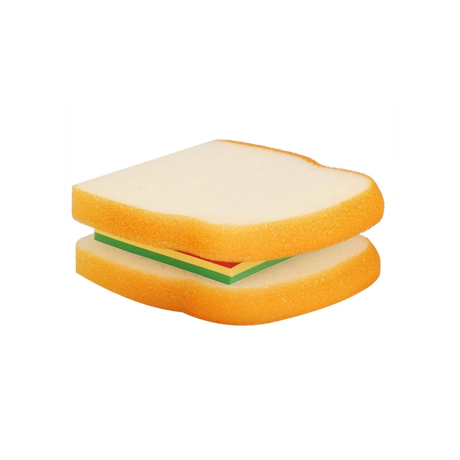 8072 Sandwich Shaped Notepad  /  Sticky Notes  /  Memo Pads, Unique Mini Notes (Multicolor)