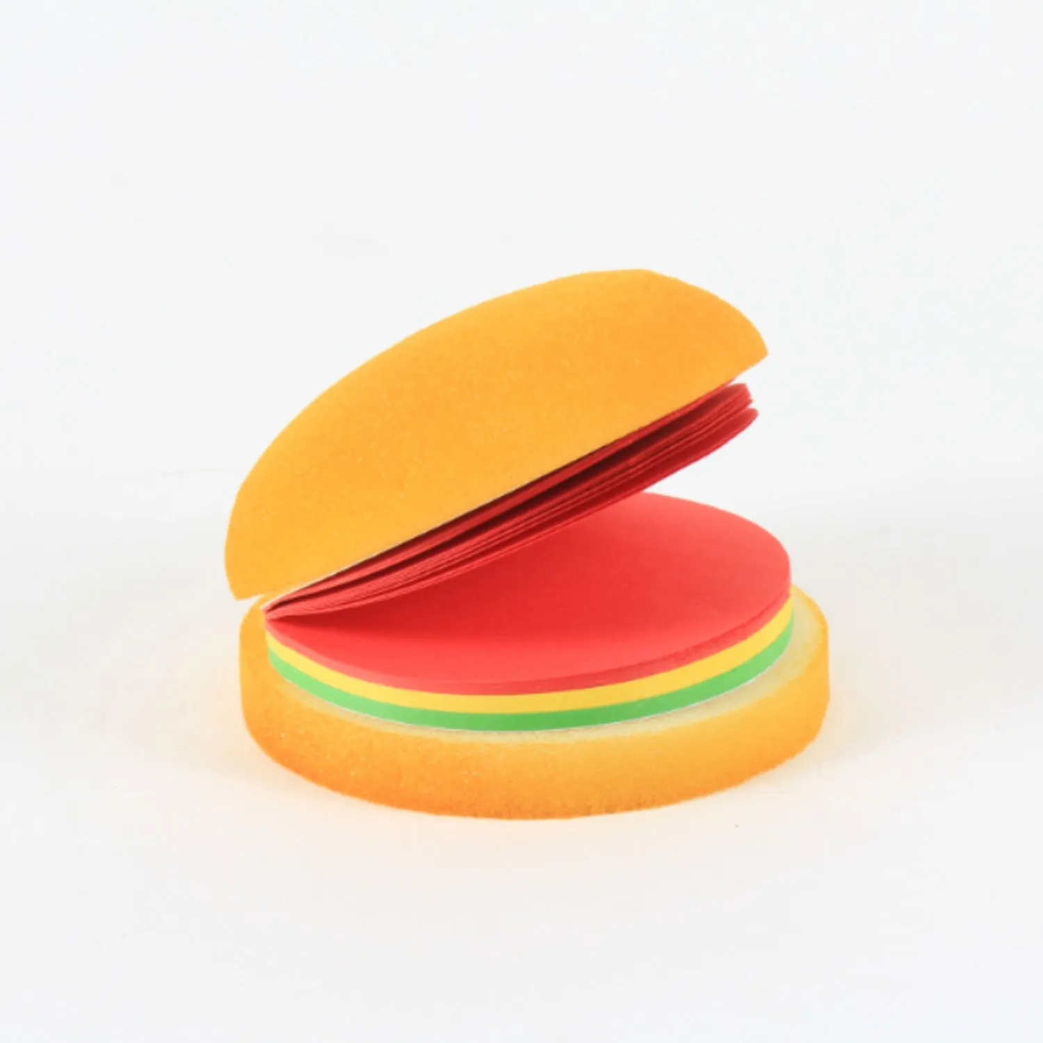 8073 Burger Shaped Notepad  /  Sticky Notes  /  Memo Pads, Unique Mini Notes (Multicolor)