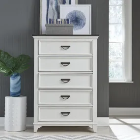 Allyson Park - 5 Drawer Chest - White