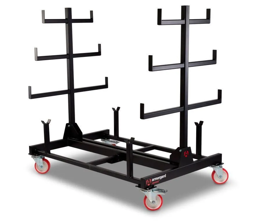 ARMORGARD PR1 MOBILE PIPE RACK 1 TONNE 1000mm x 1500mm x 1560mm