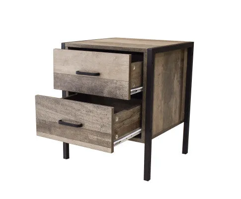 Bedside Table Palm Beach Drawers Nightstand Unit Cabinet Storage