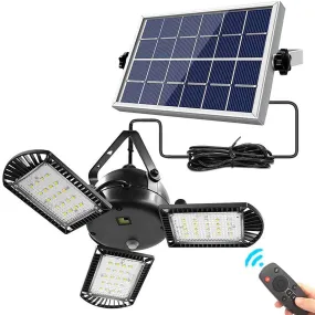 BigM 60 LED Bright Solar Indoor Pendant Light for Garage Sheds Burns Patios