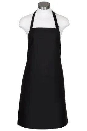 Black Bib Adjustable Apron (2 Pockets)