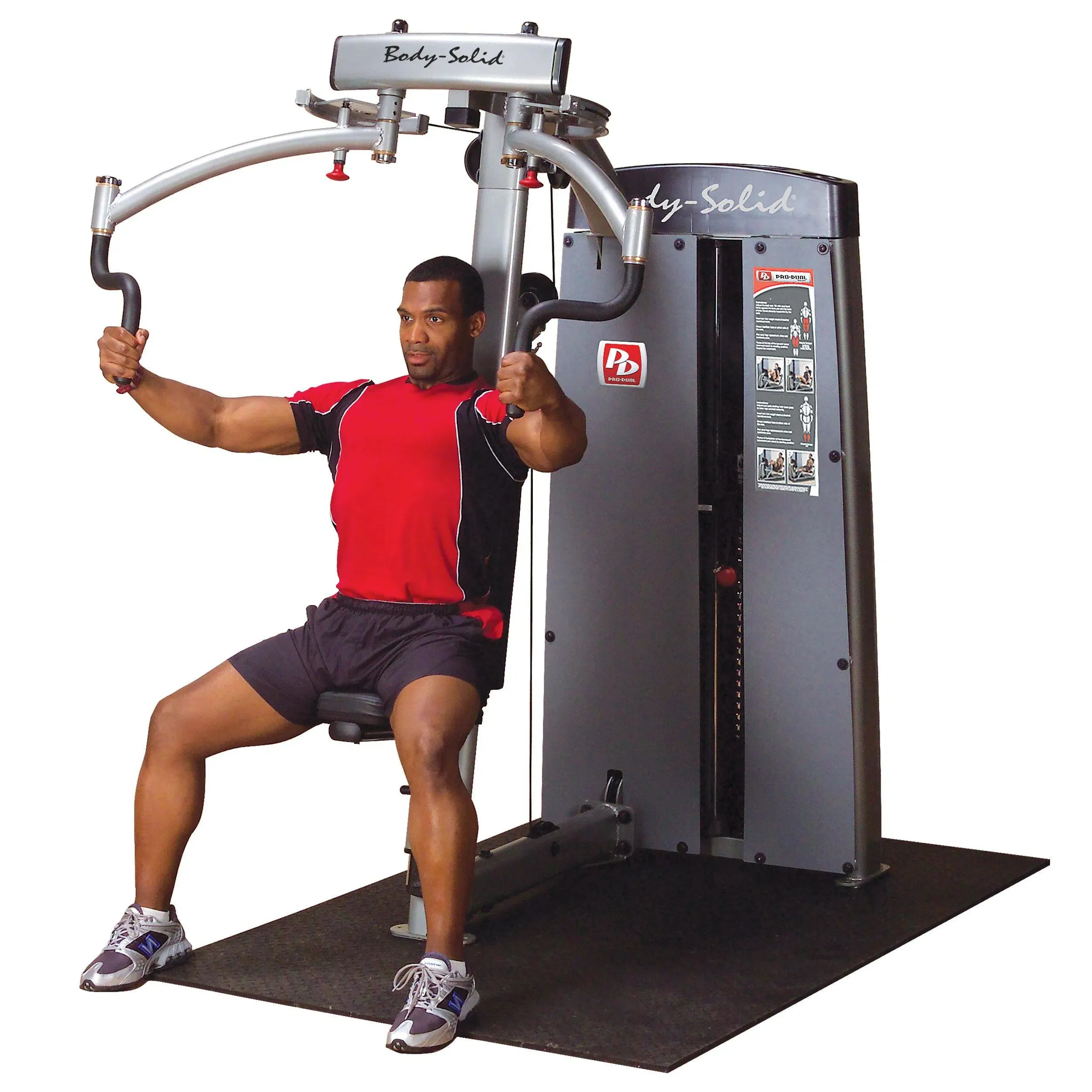 Body-Solid Pro Clubline Pec Deck Rear Delt Fly Machine (DPECSF)