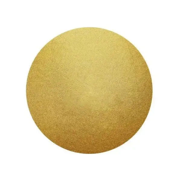 BULK Masonite Gold Glitter Round Cake Board 10 Pkt - 25cm/10in