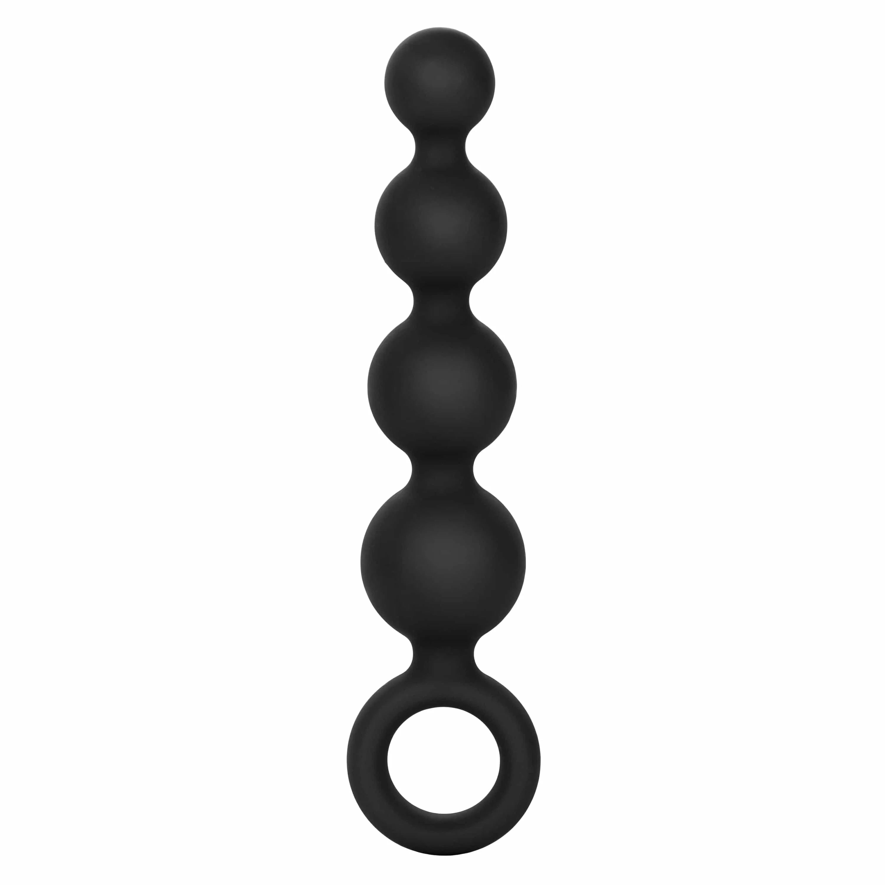 California Exotics - Silicone Booty Anal Beads (Black)