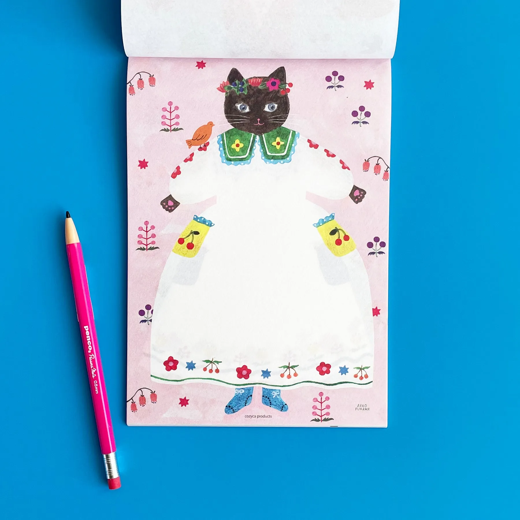 Cat and Onepiece Memo Pad