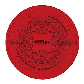 Circuit 40” Red Round Chair Mat