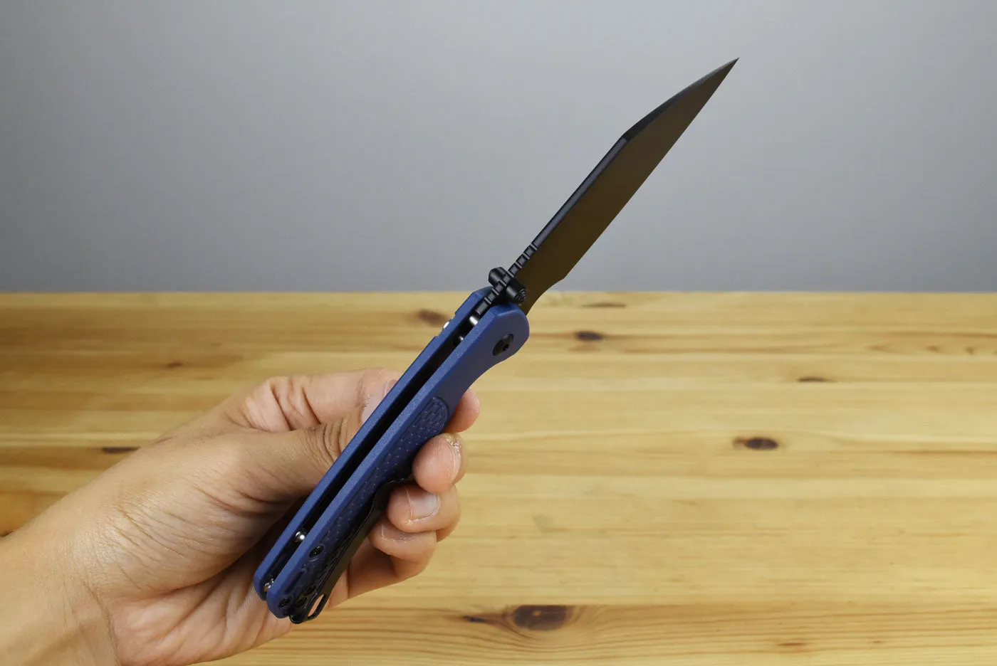 CJRB 1945-BBU Pyrite Light (Blue FRN) Folding Knife