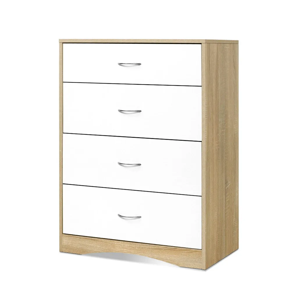 Contemporary 4-Drawer Chest - Anti-Rust, Durable | Artiss