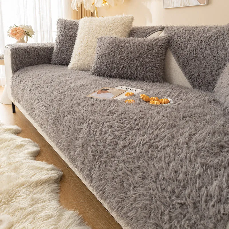 Cozy Plush Thickened Non-slip Sofa/Couch Cover