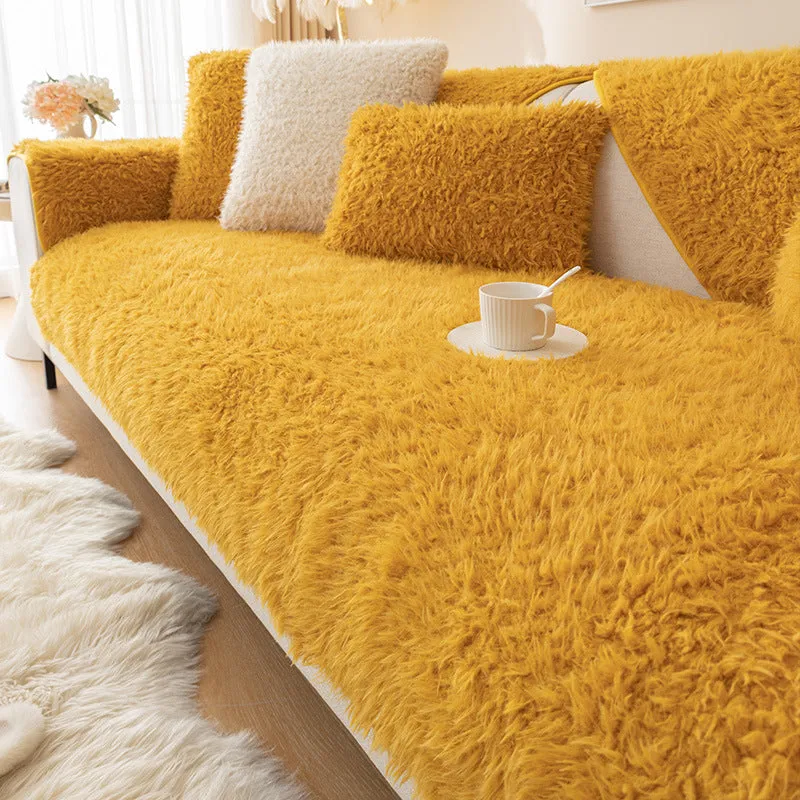 Cozy Plush Thickened Non-slip Sofa/Couch Cover