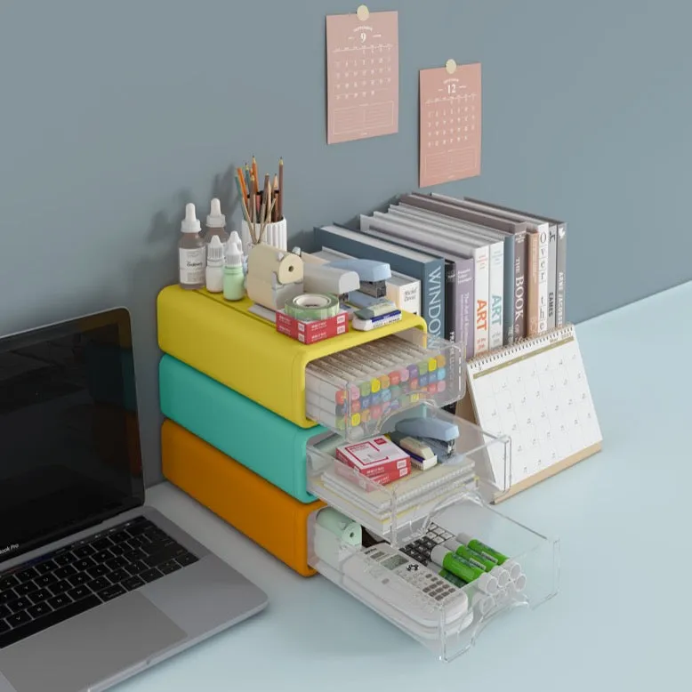 Desktop storage box , Different colors