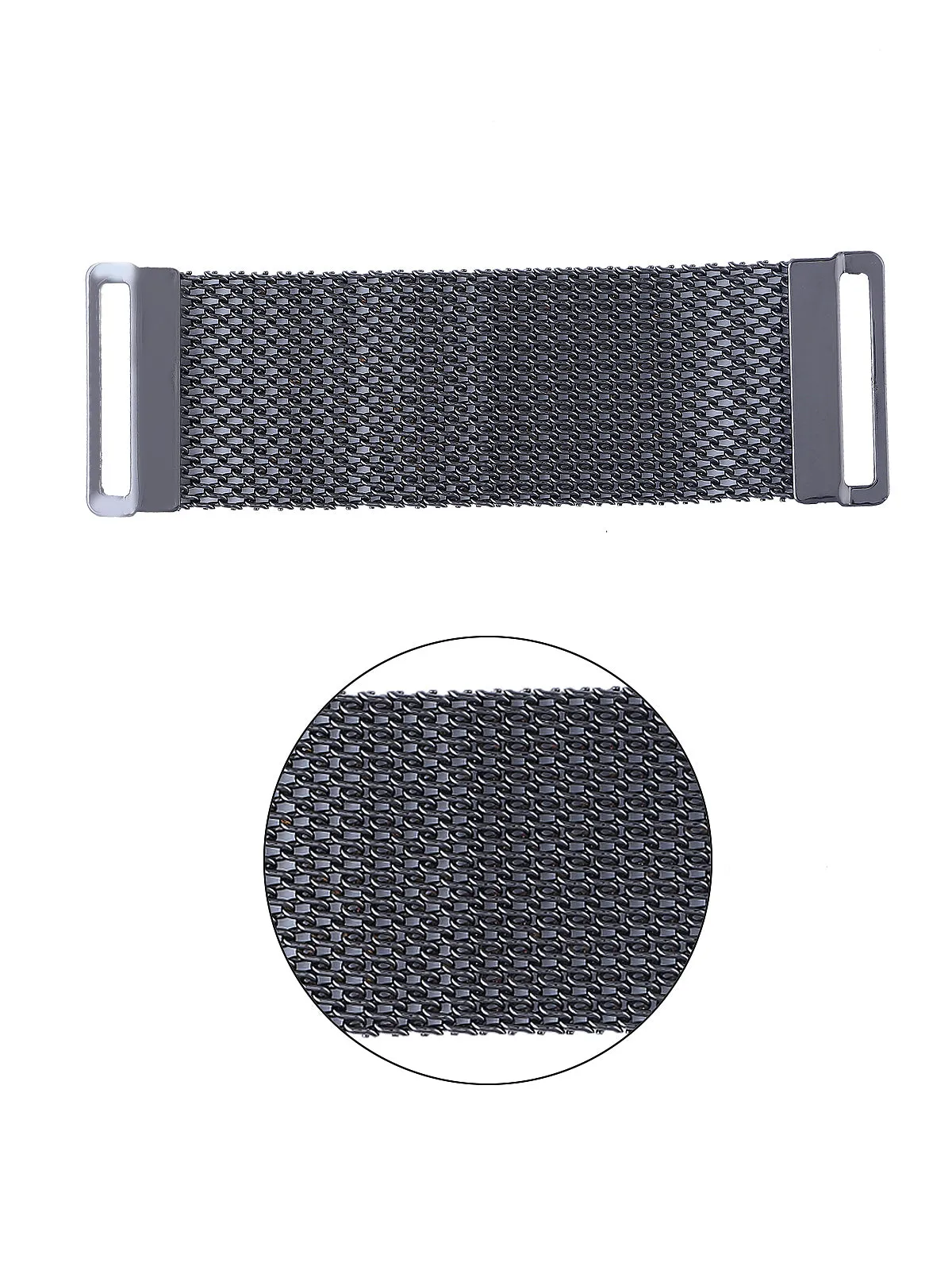 Double Plated Gunmetal Rectangle Shape Metal Hardware