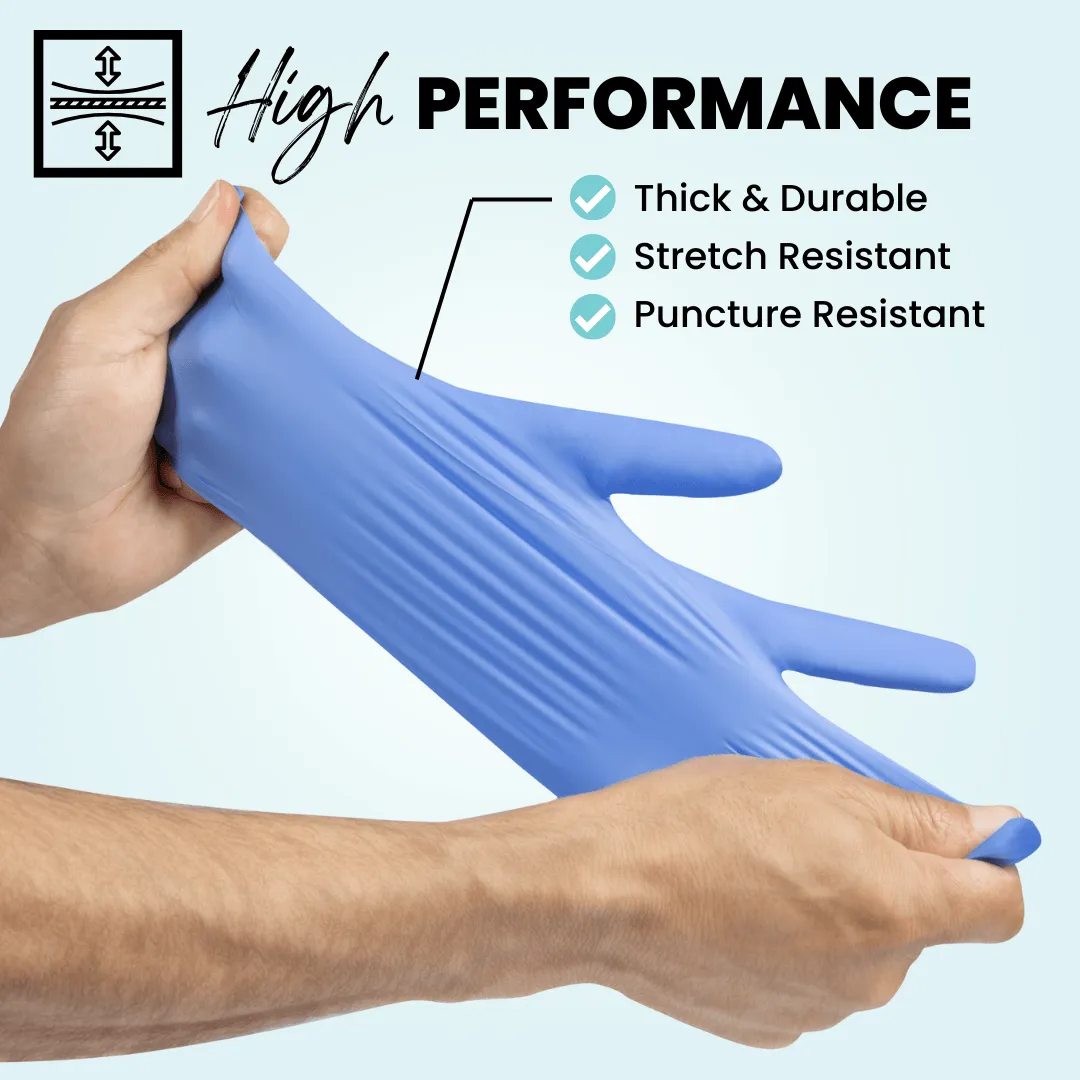 Eco Gloves Biodegradable Nitrile Gloves (4 Mil) - BLACK (4 Mil) - SAMPLE FOLDER