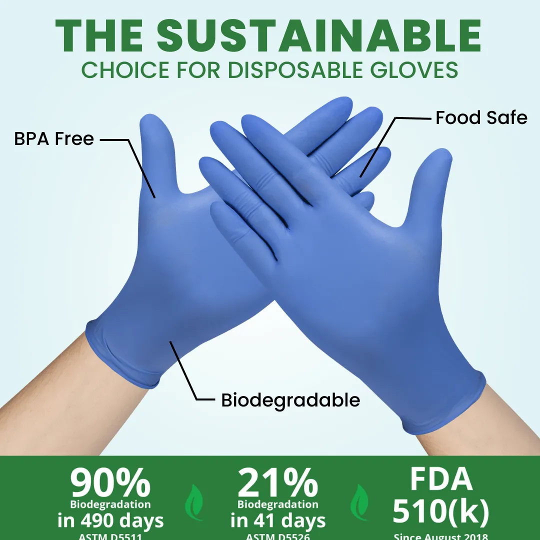 Eco Gloves Biodegradable Nitrile Gloves (4 Mil) - SAMPLE FOLDER