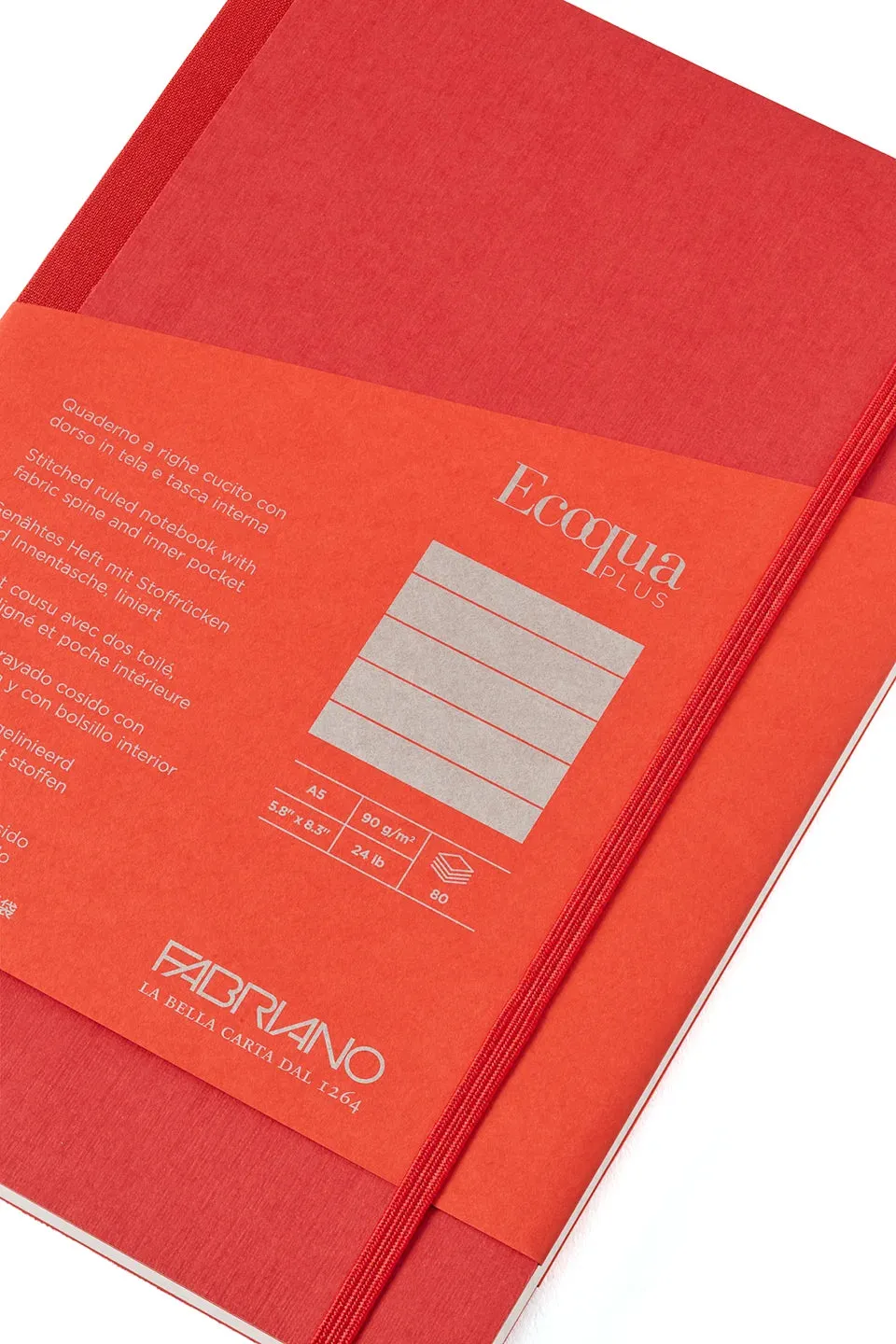 Ecoqua  Fabric-Bound Notebooks - 8.3" x 11.7" (A4)