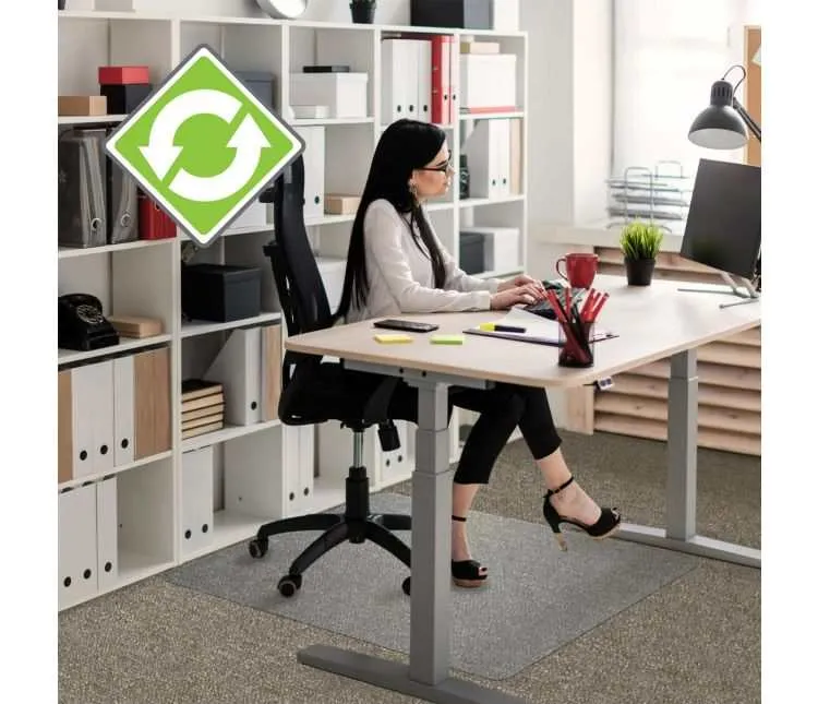 Ecotex Enhanced Polymer Rectangular Chair Mat