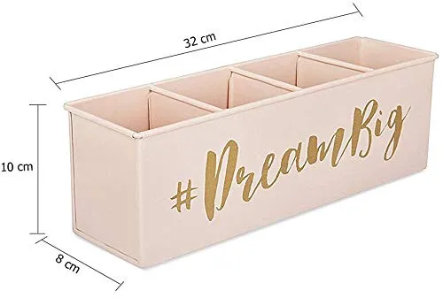 Elan Dream Big Desk Organizer, Cosmetic Organizer, Gadget Organiser (4 Compartment)