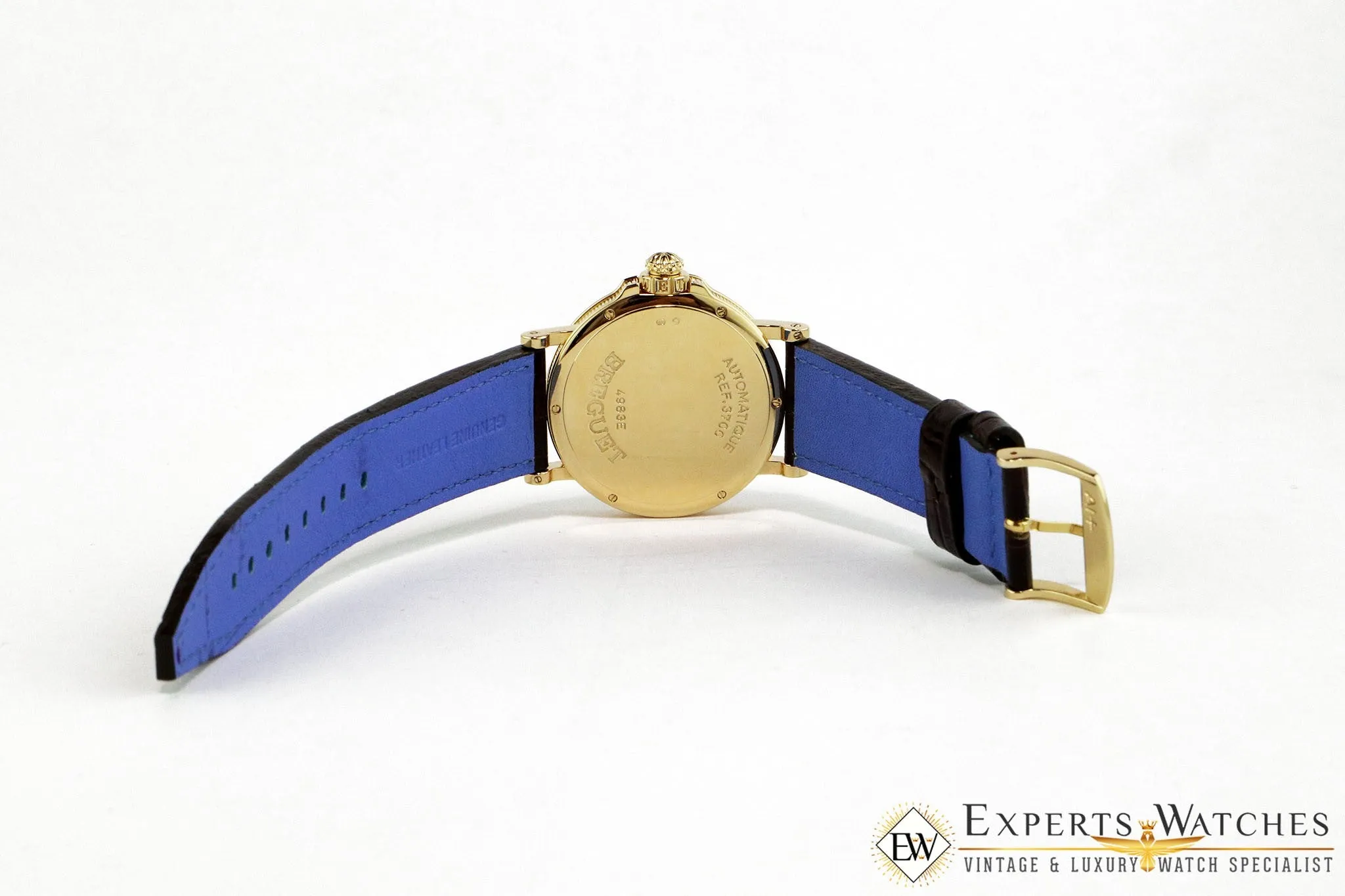 Factory Serviced Breguet Marine World Time Hora Mundi 18K Yellow Gold Watch 3700