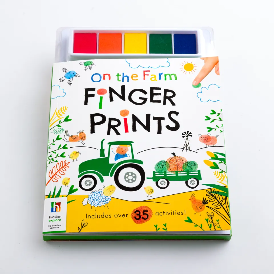 Finger Print Art: On the Farm