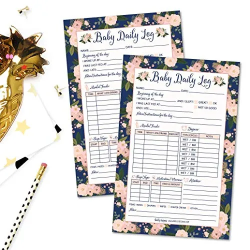 Floral Baby Log