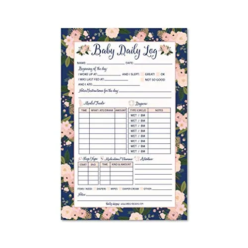 Floral Baby Log