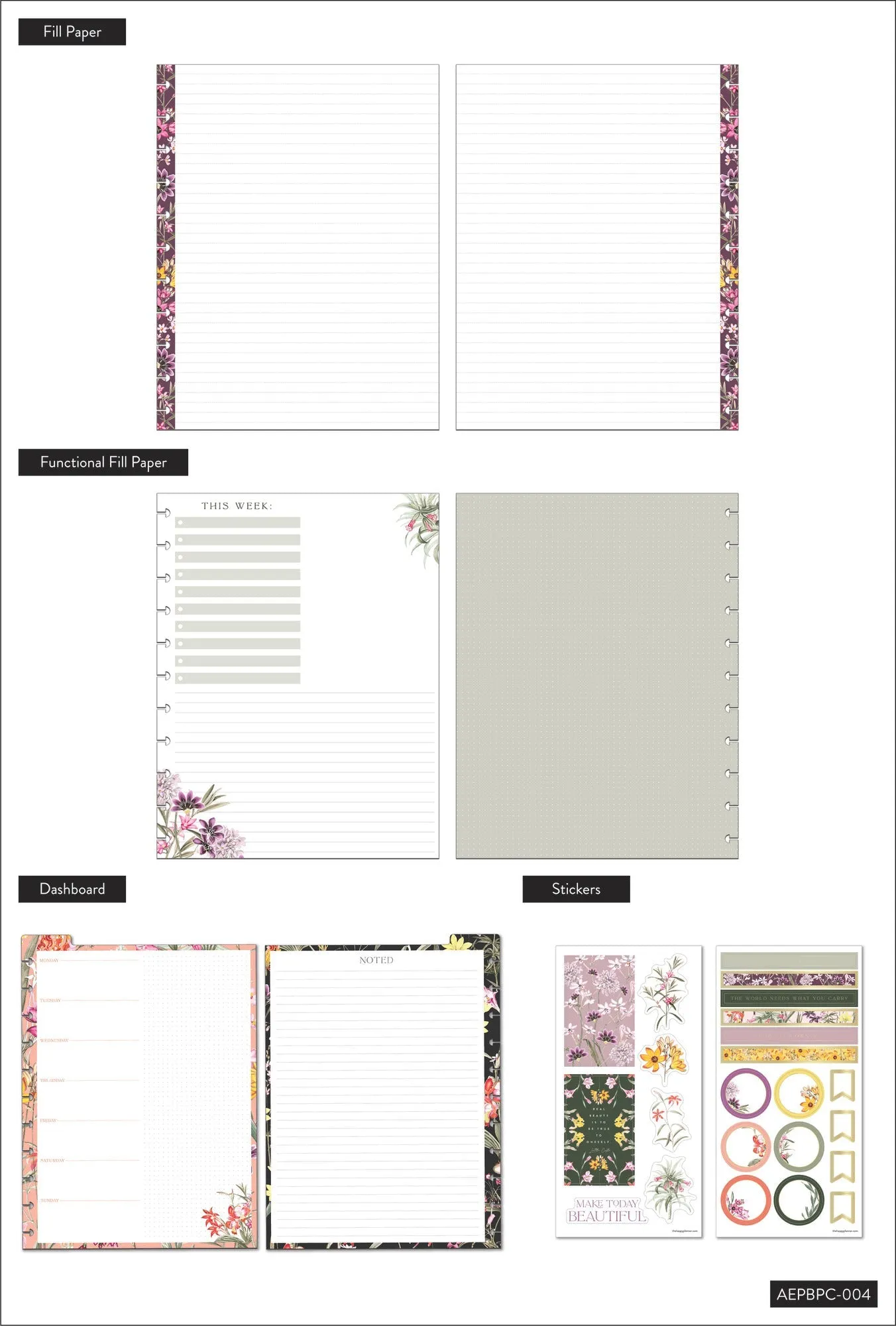 Fresh Botanicals Big Planner Companion