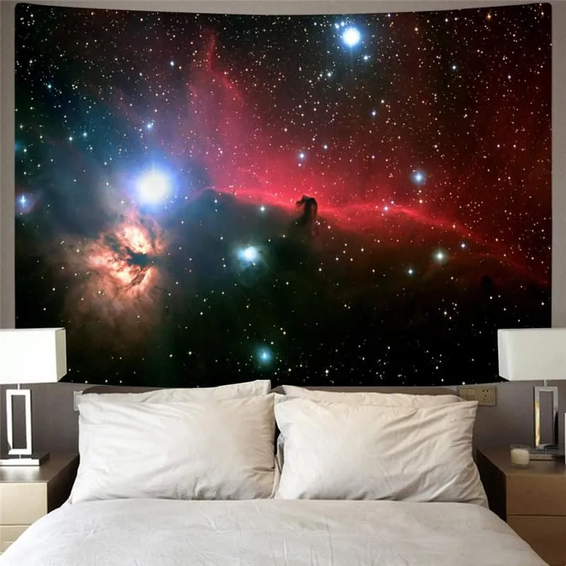 Galaxy Tapestry Space Home Tapestrys Universe Wall Tapestry Decor Mandala Hippie