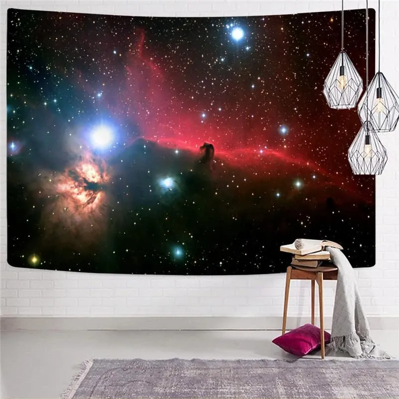 Galaxy Tapestry Space Home Tapestrys Universe Wall Tapestry Decor Mandala Hippie