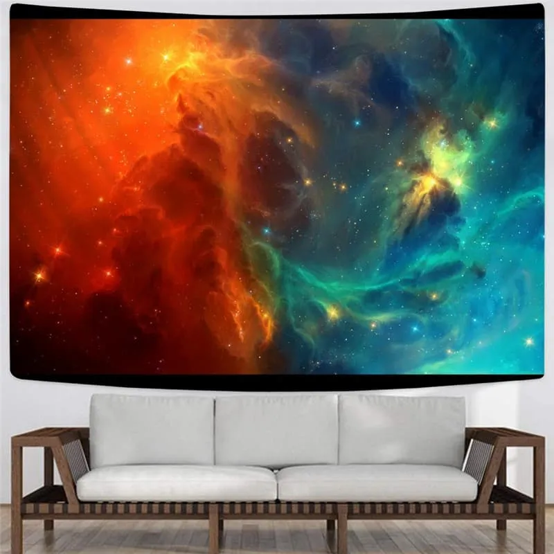 Galaxy Tapiz Space Home Tapestrys Universe Rug Wall Nebula Wall Tapestry