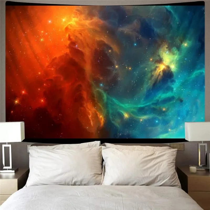 Galaxy Tapiz Space Home Tapestrys Universe Rug Wall Nebula Wall Tapestry