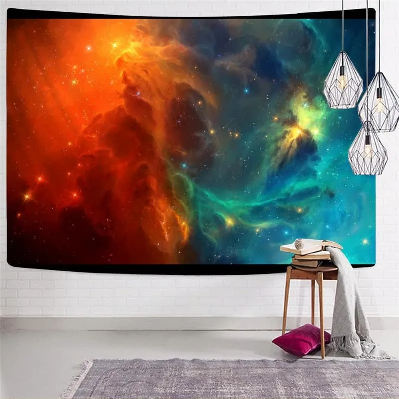 Galaxy Tapiz Space Home Tapestrys Universe Rug Wall Nebula Wall Tapestry