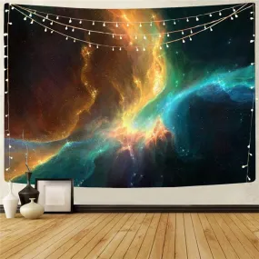 Galaxy Tapiz Space Tenture Mandala Universe Wall Tapestry Colorful Tapestries