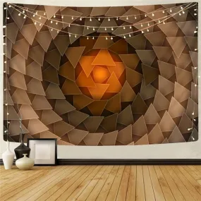 Geometric Tapiz Psychedelic Tenture Mandala Vortex Rug Wall Circle Home Tapestrys