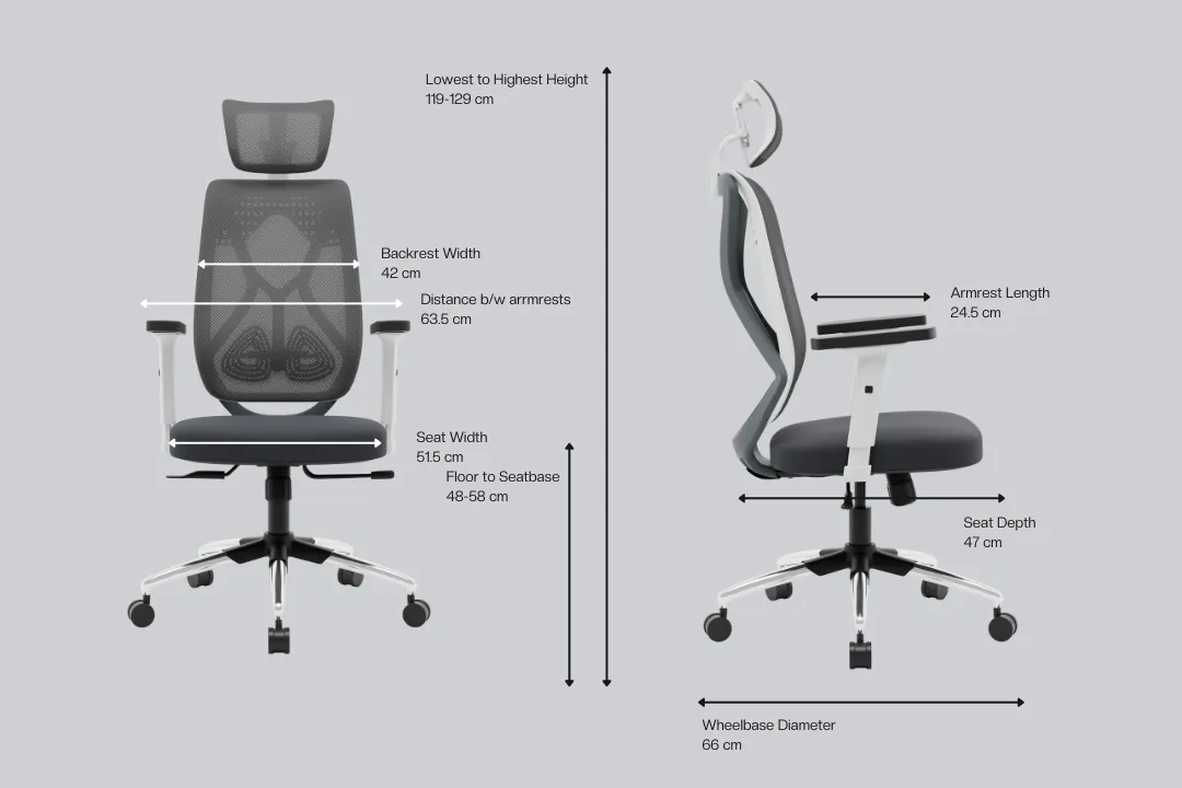 Green Soul Zodiac Lite High Back Mesh Office Chair