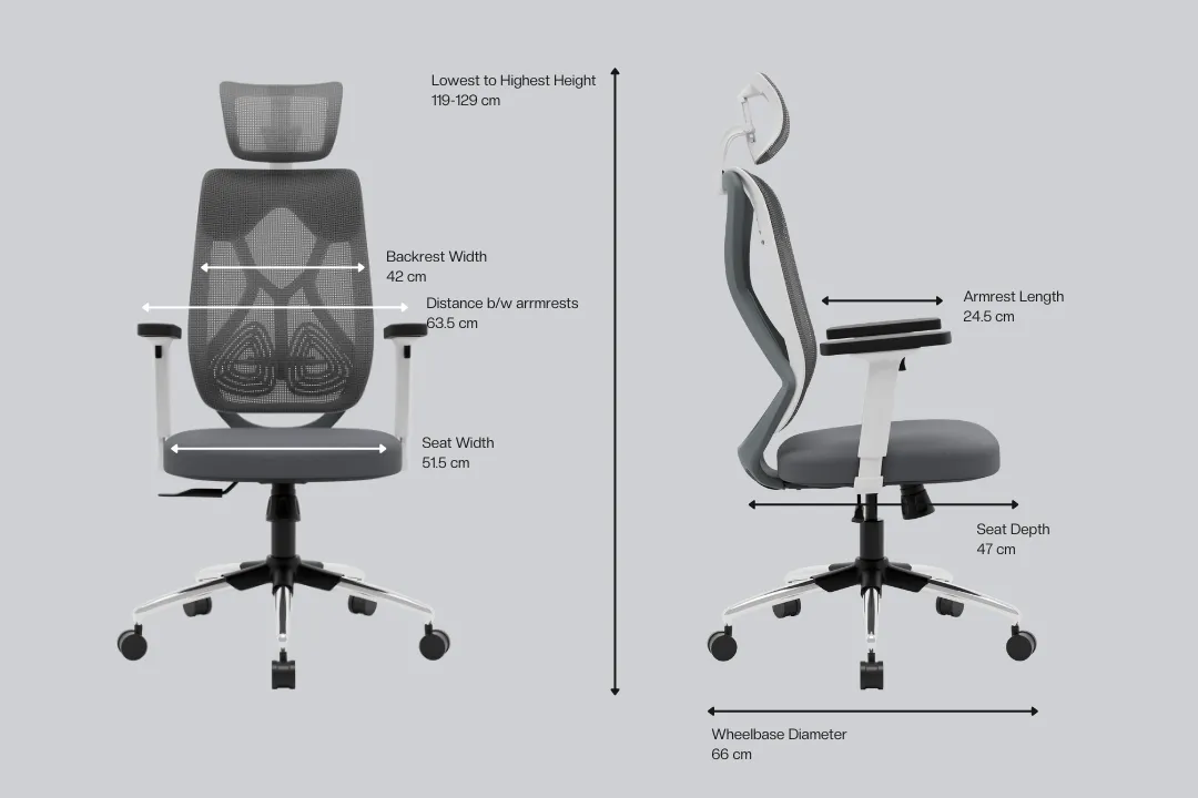 Green Soul Zodiac Lite High Back Mesh Office Chair