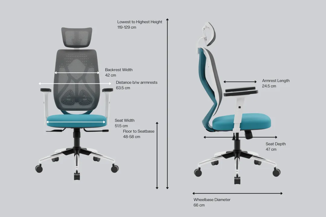 Green Soul Zodiac Lite High Back Mesh Office Chair