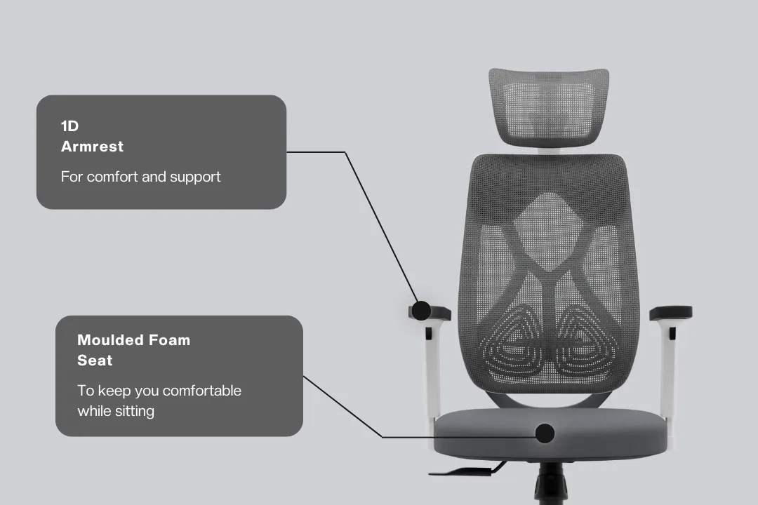 Green Soul Zodiac Lite High Back Mesh Office Chair