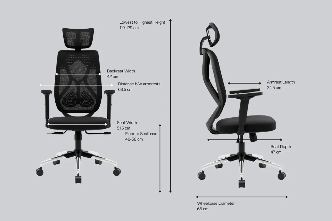 Green Soul Zodiac Lite High Back Mesh Office Chair