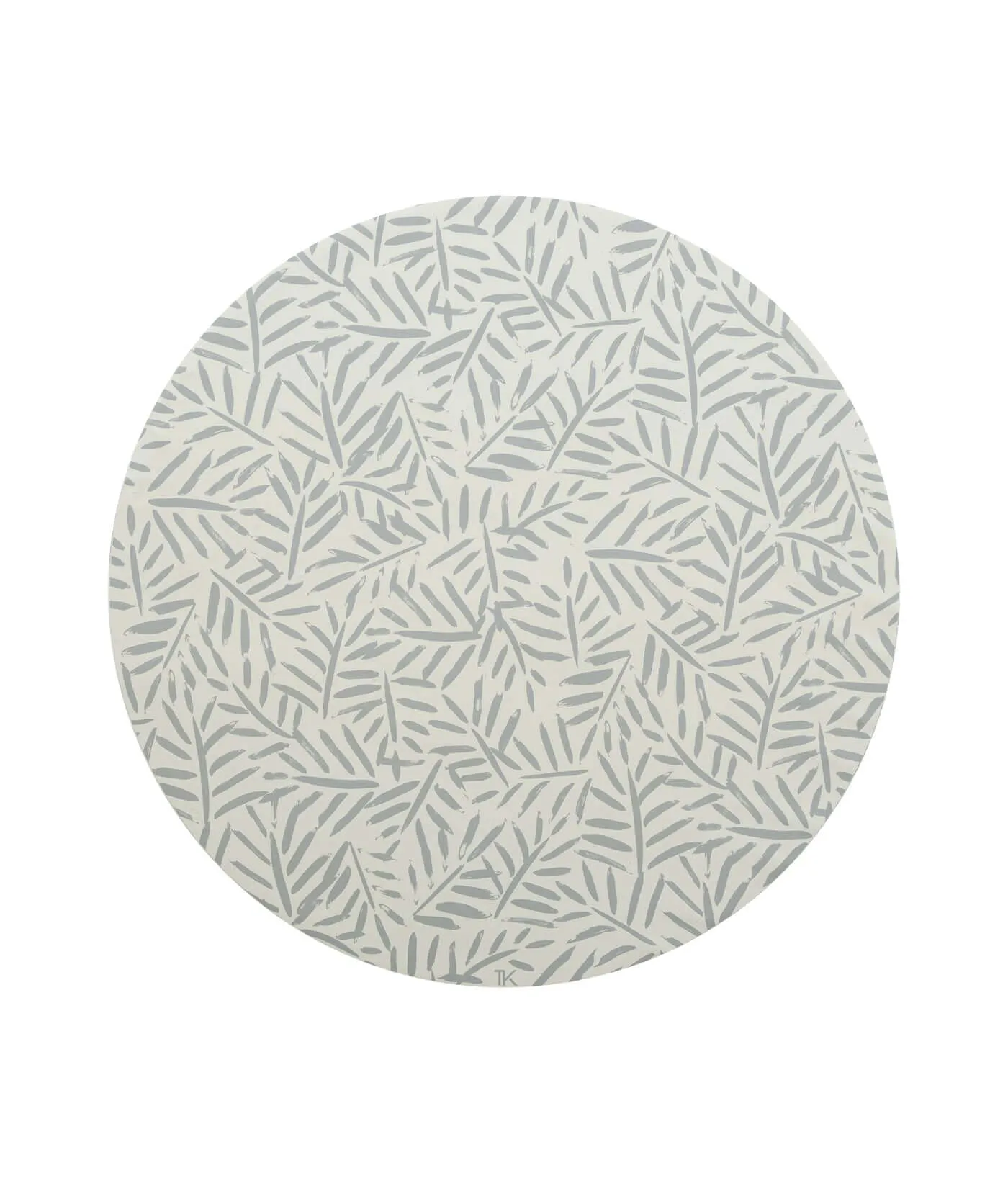 High Chair Splat Mats | Ocean Leaves - Stone