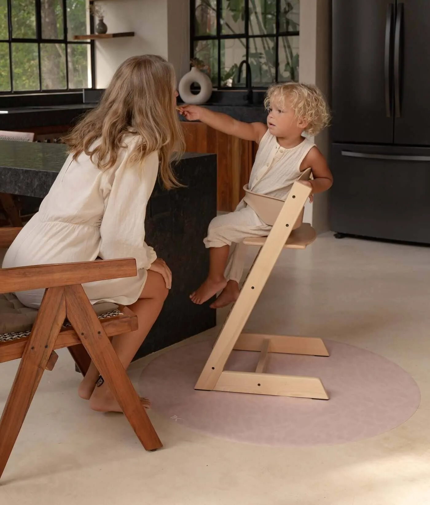 High Chair Splat Mats | Wild - Soft Mocha