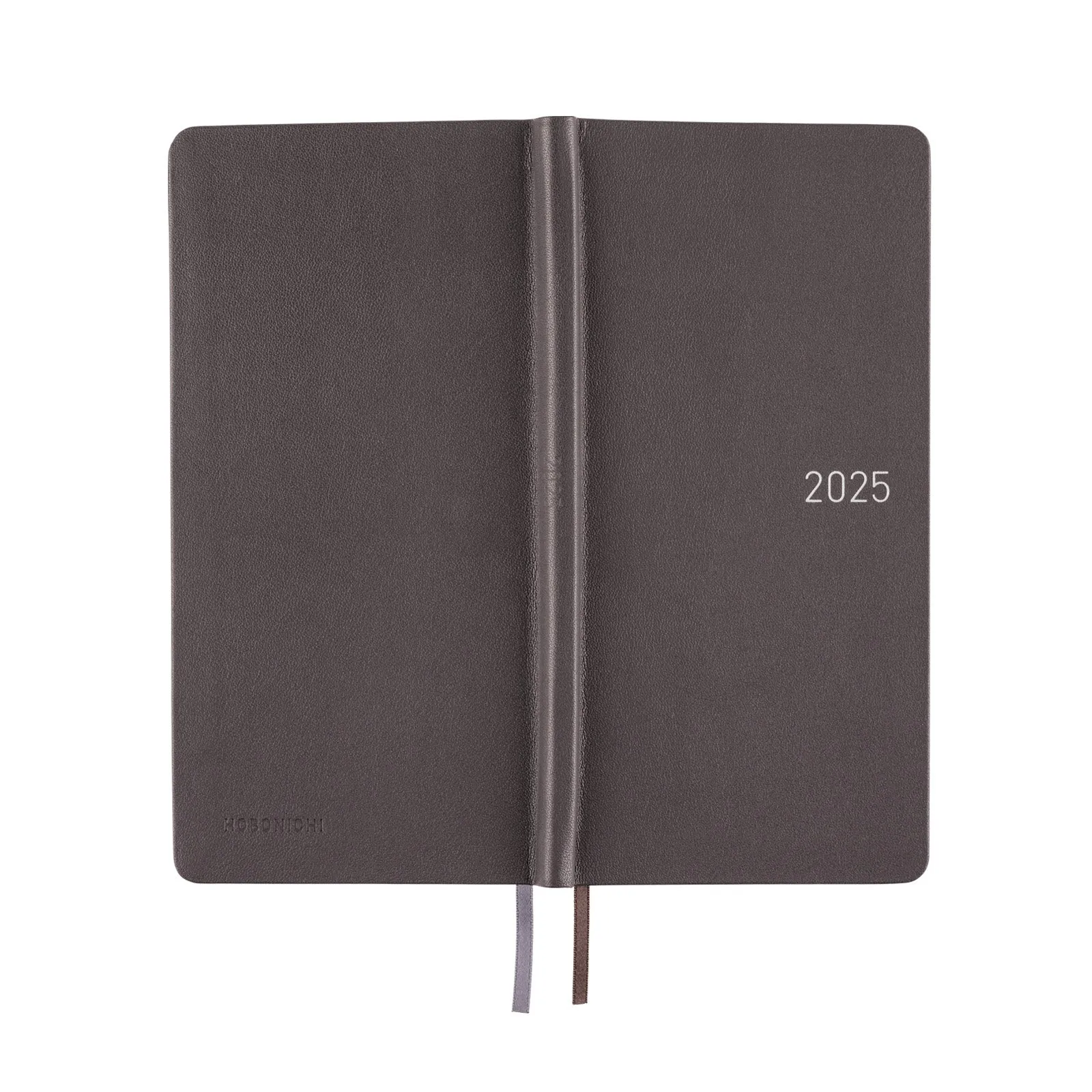 Hobonichi 2025 Weeks Leather Steel Gray