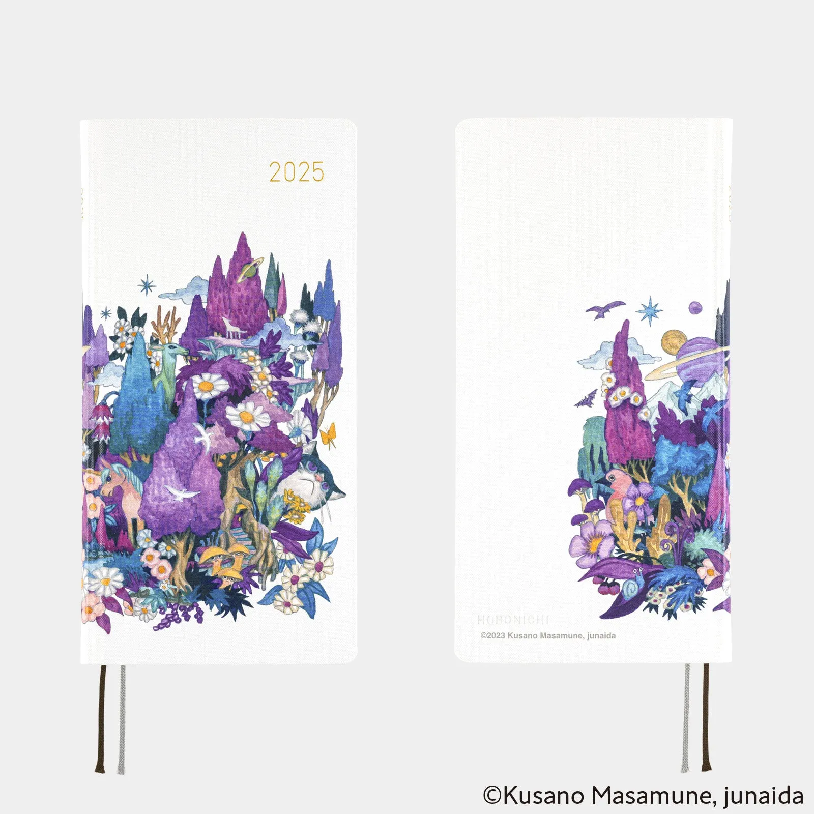 Hobonichi 2025 Weeks Masamune Kusano x junaida Through the Purple Night